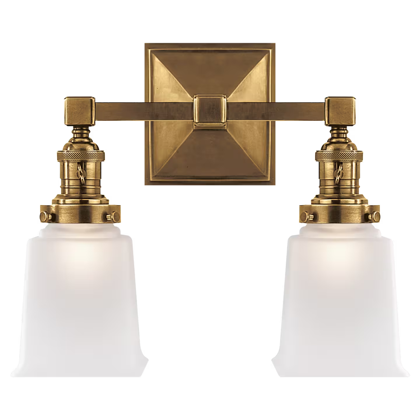 Boston Square Double Wall Light