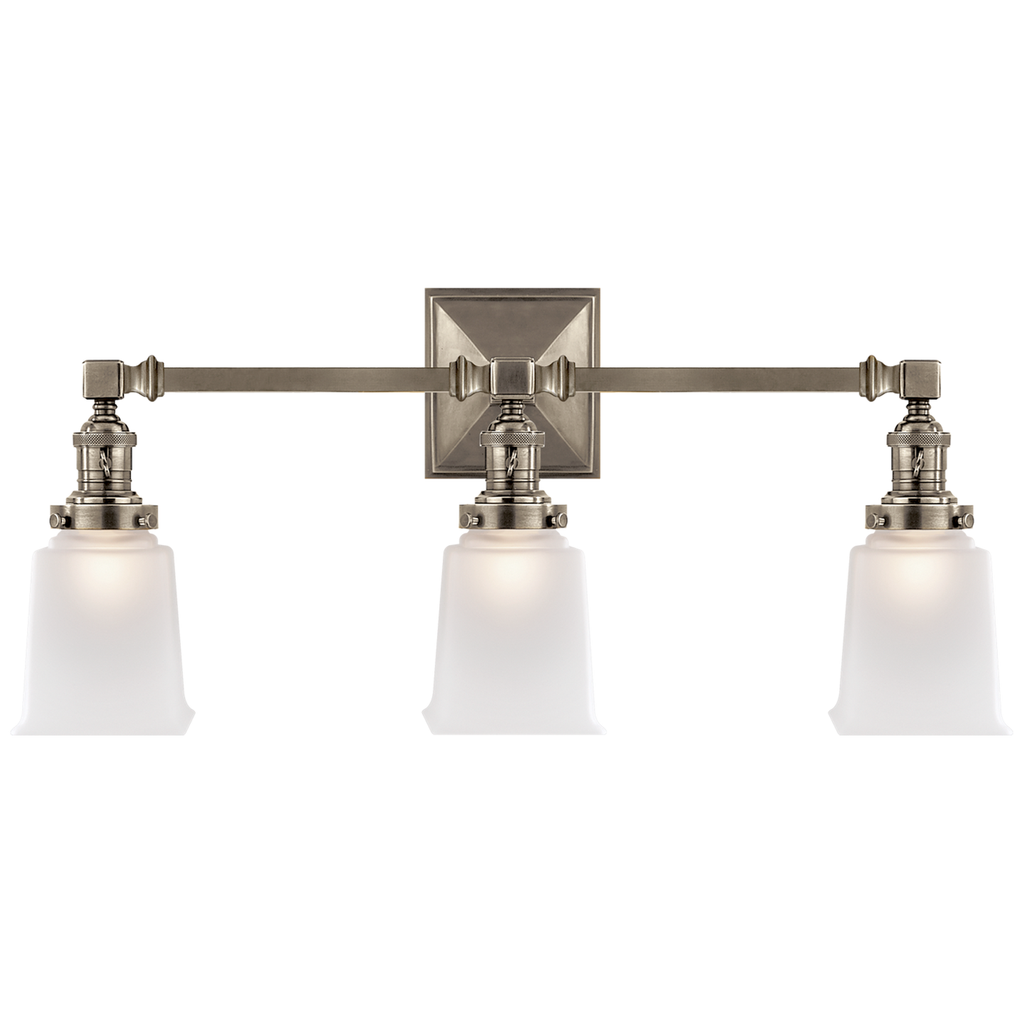 Boston Square Triple Wall Light