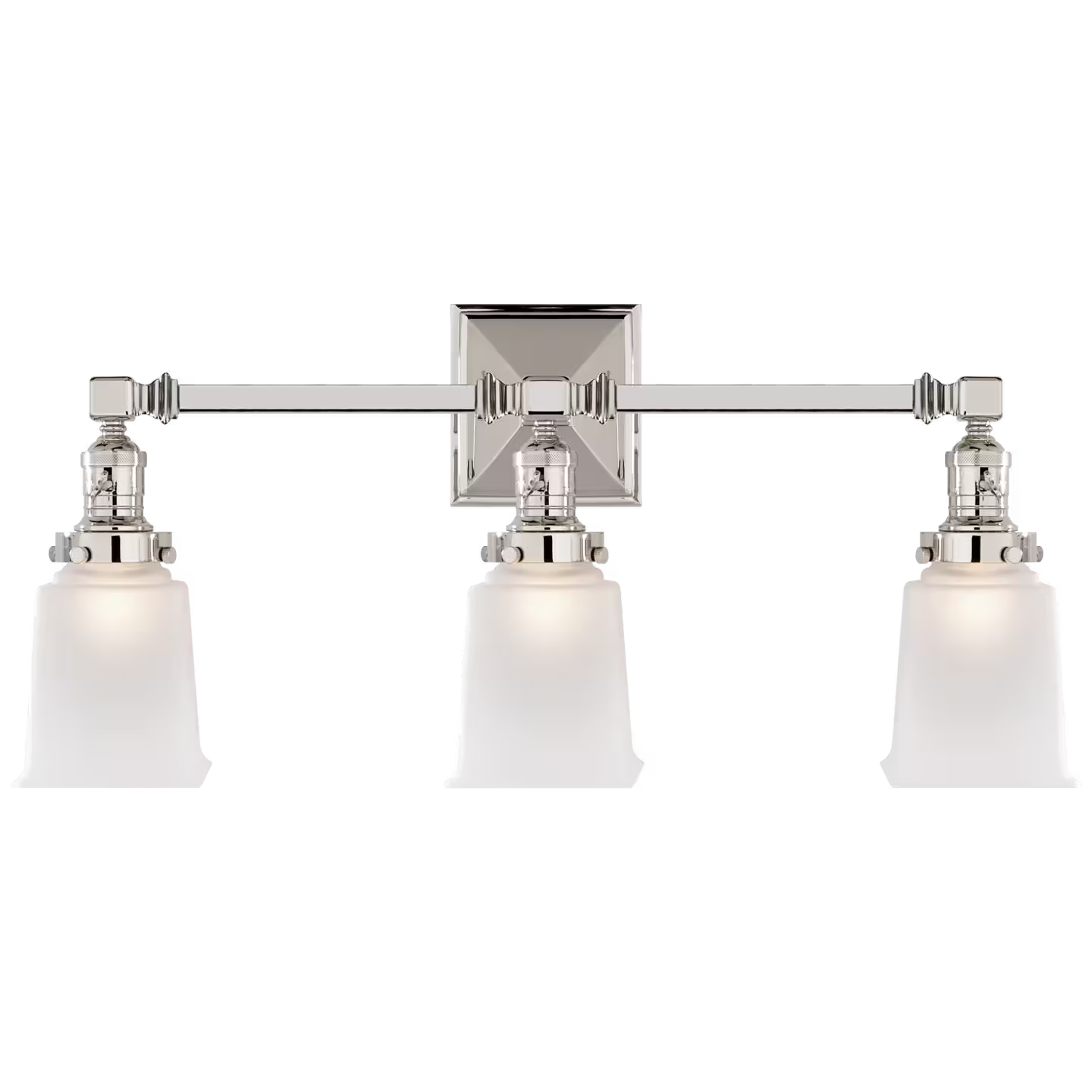 Boston Square Triple Wall Light