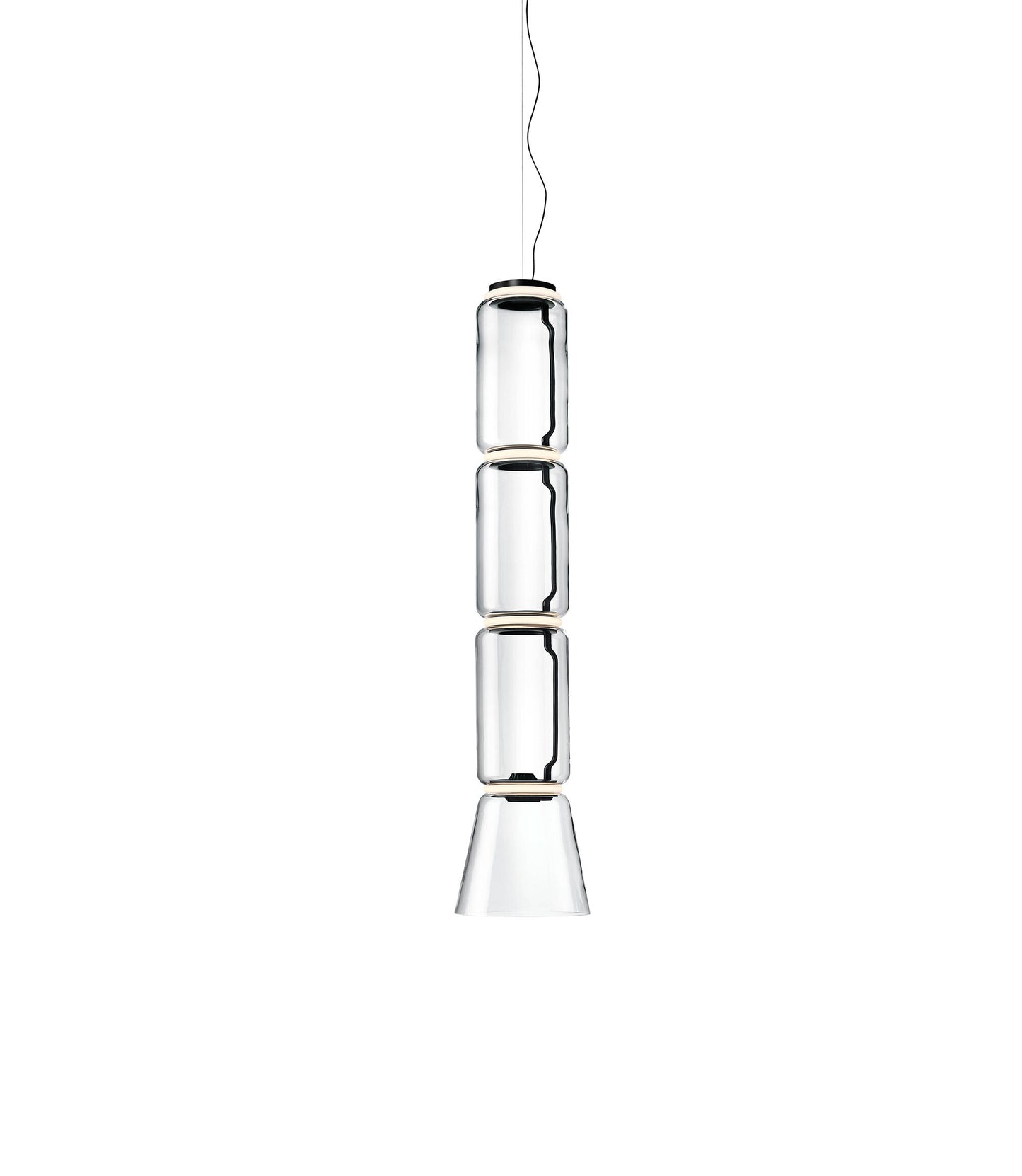 Noctambule 3 Low Cylinder & Cone LED Pendant