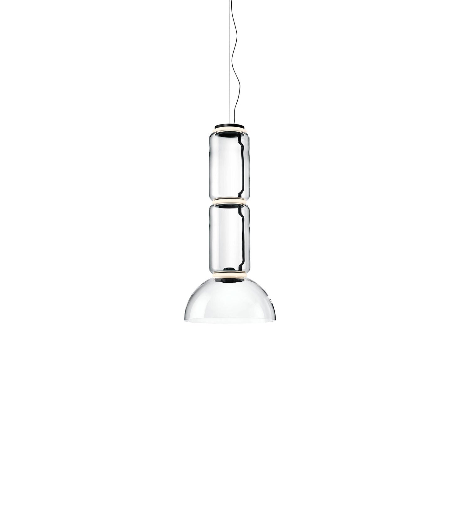 Noctambule 2 Low Cylinder & Bowl LED Pendant