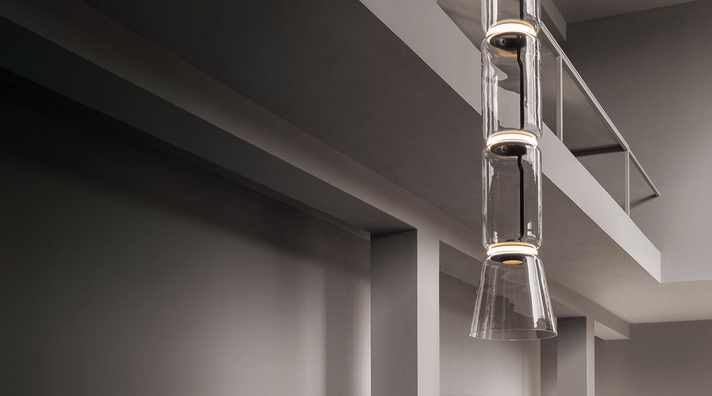 Noctambule 3 Low Cylinder & Cone LED Pendant
