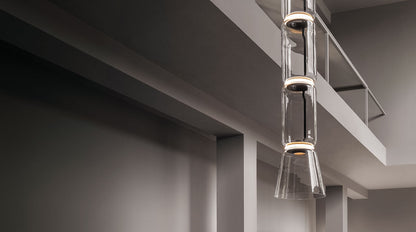 Noctambule 3 Low Cylinder & Cone LED Pendant