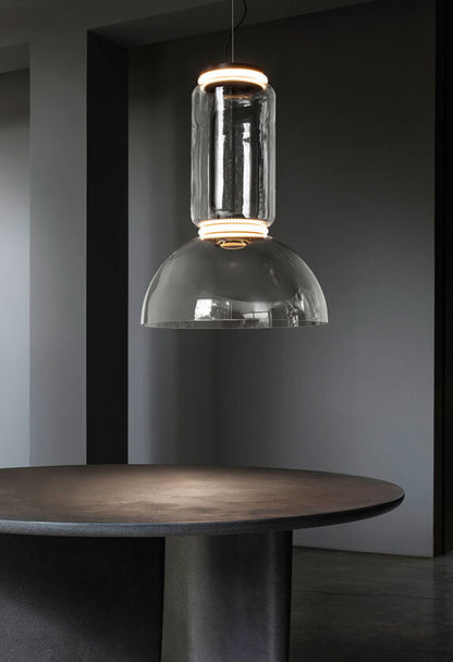 Noctambule 1 Low Cylinder & Bowl LED Pendant