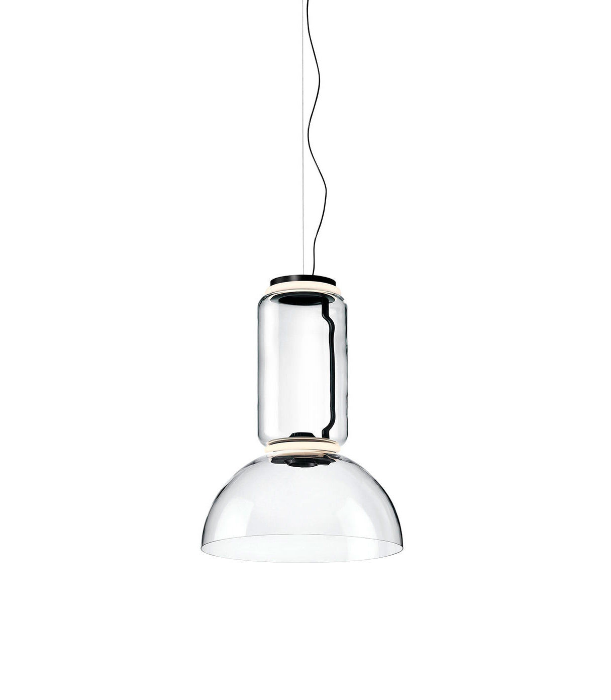Noctambule 1 Low Cylinder & Bowl LED Pendant