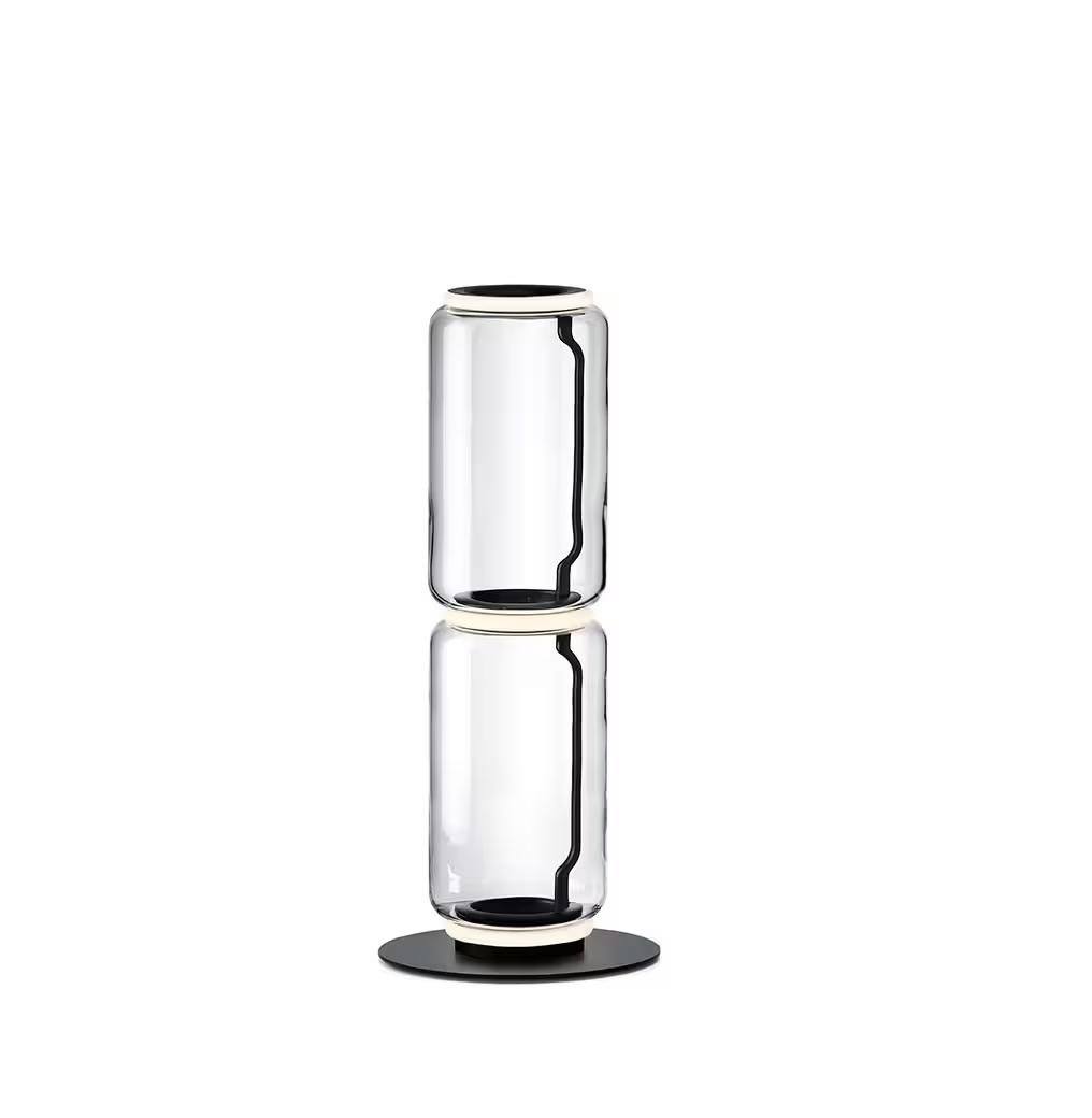 Noctambule 2 Low Cylinders Small Base Floor Lamp