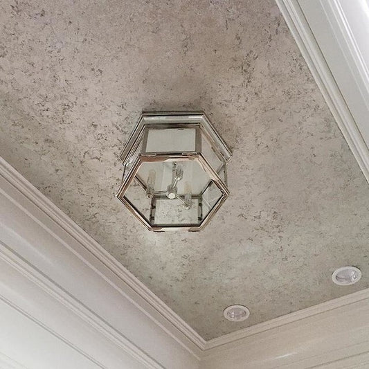 Club Large Hexagonal Flush Mount
