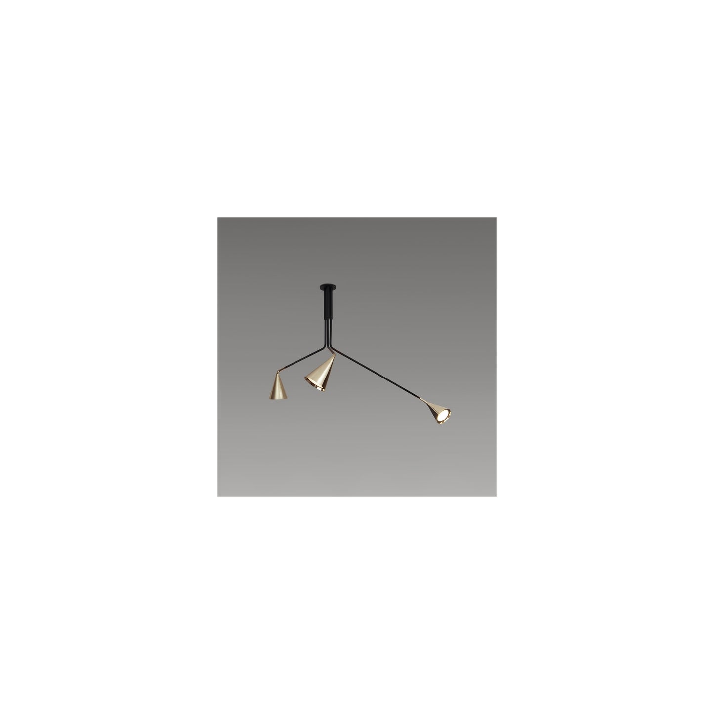 Gordon 15ABC 3-Light Ceiling Recessed with Adjustable Arms