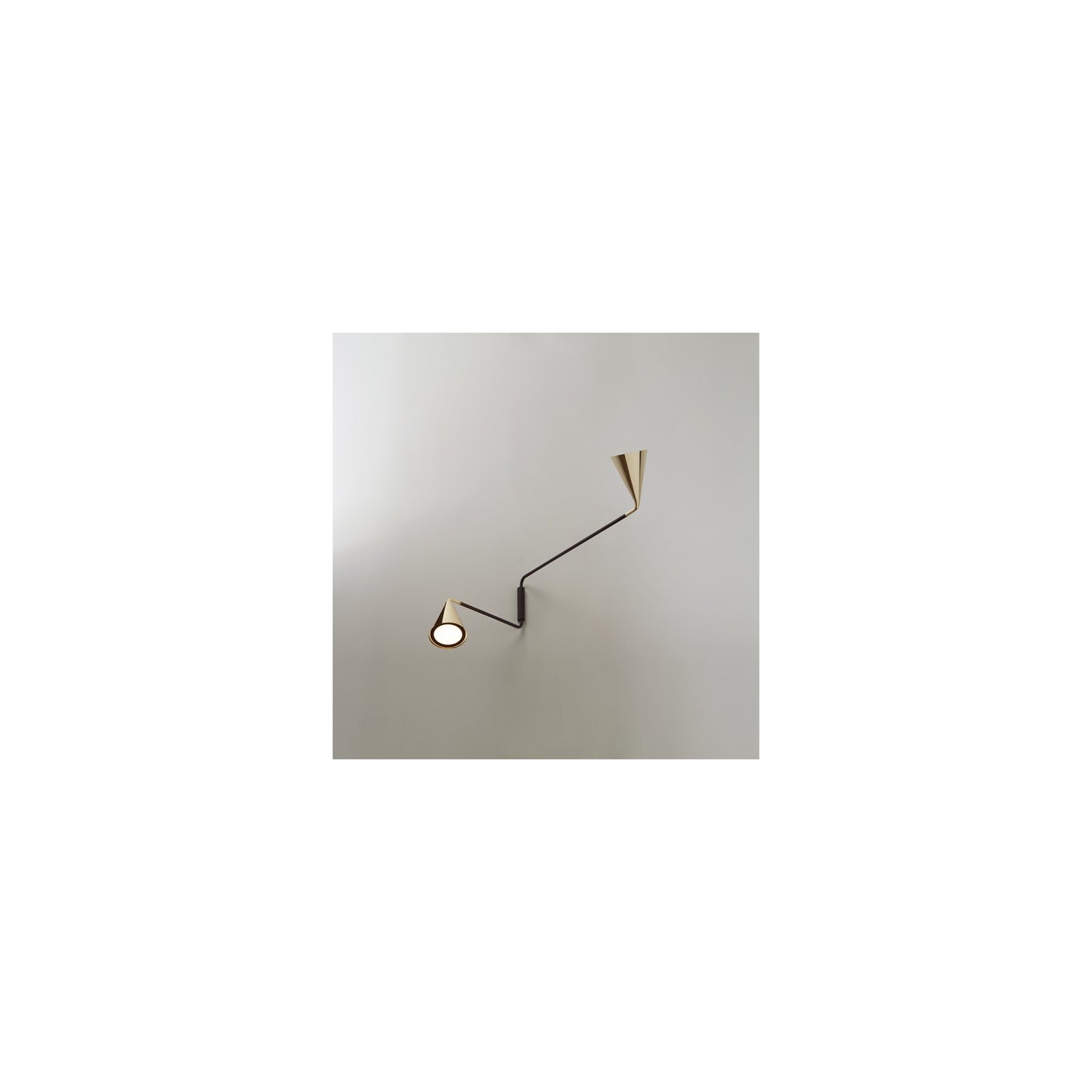 Gordon 48 Double Wall Light with Adjustable Arms