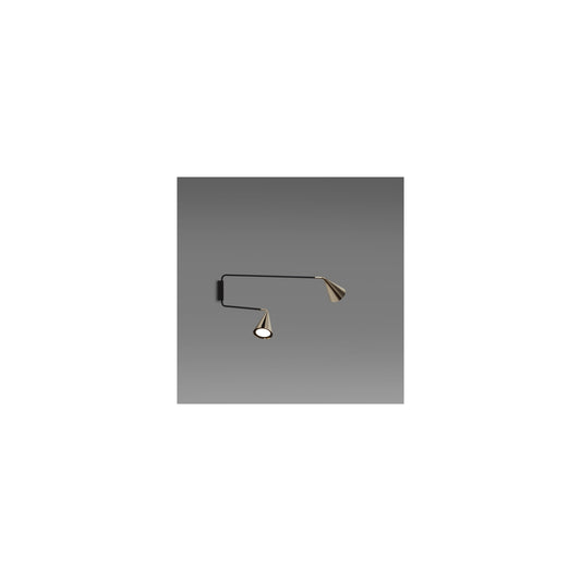 Gordon 48 Double Wall Light with Adjustable Arms