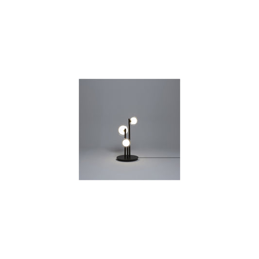 Nabila 3-Light Table Lamp Matt Black