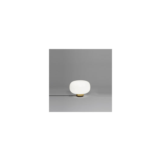 Legier Large LED Table Lamp with White Glass