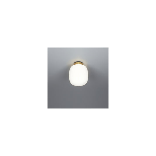 Legier Small LED Ceiling Light with White Glass