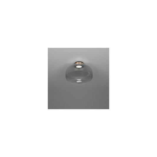 Legier Large LED Ceiling Light with Smoke Glass