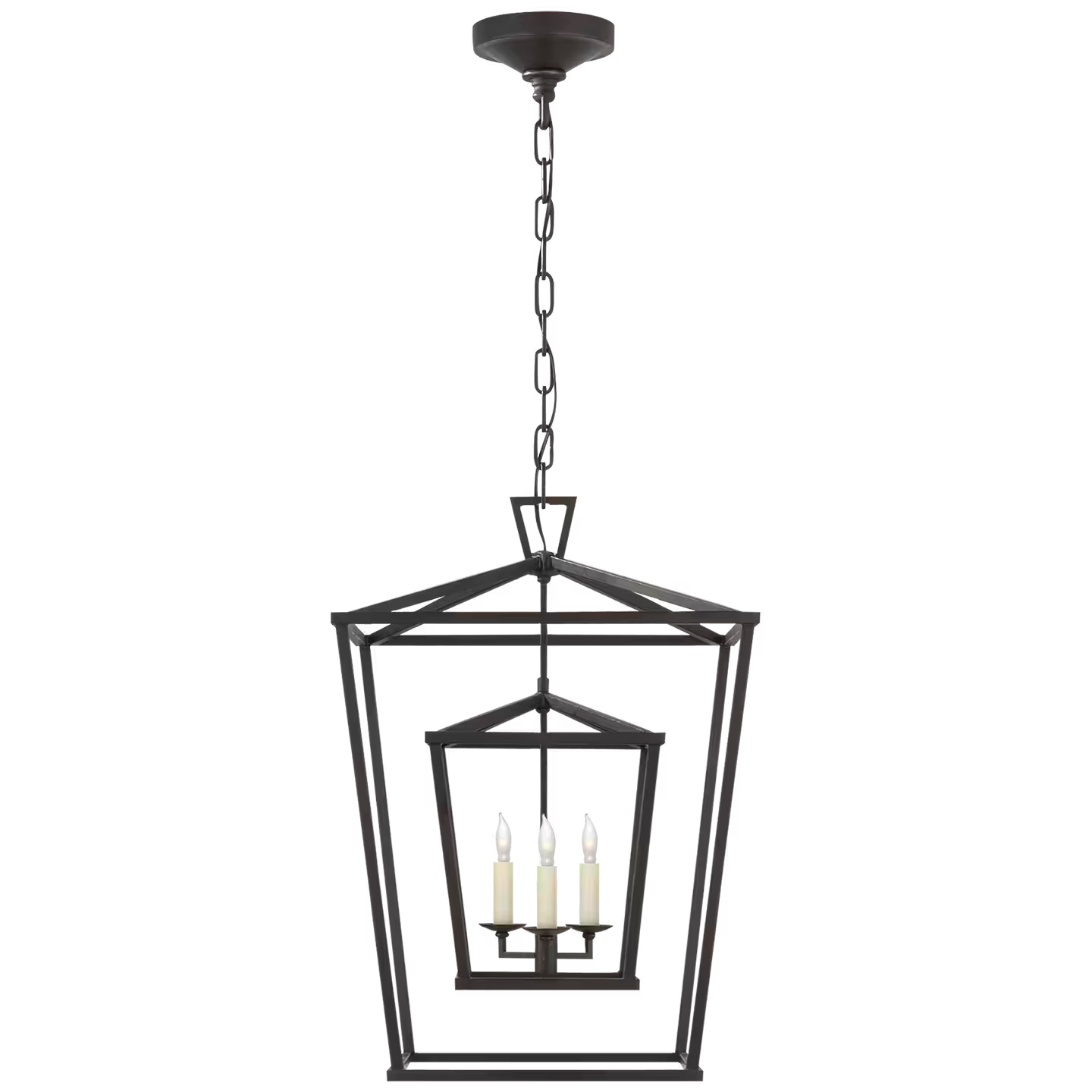 Darlana Medium Double Cage Pendant Lantern