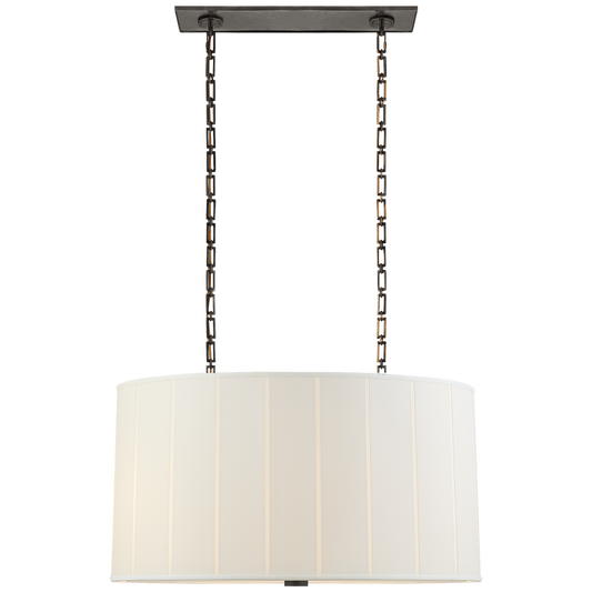 Perfect Pleat Oval Hanging Shade