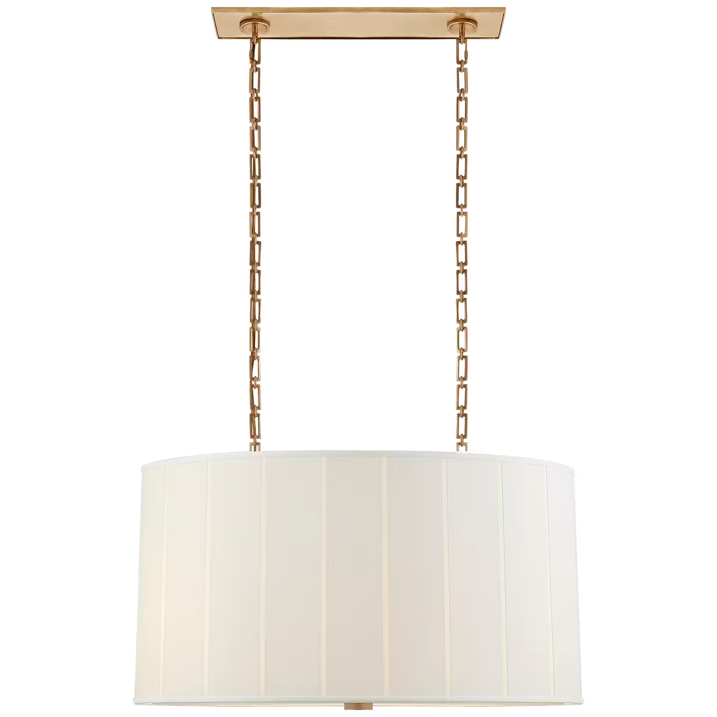 Perfect Pleat Oval Hanging Shade