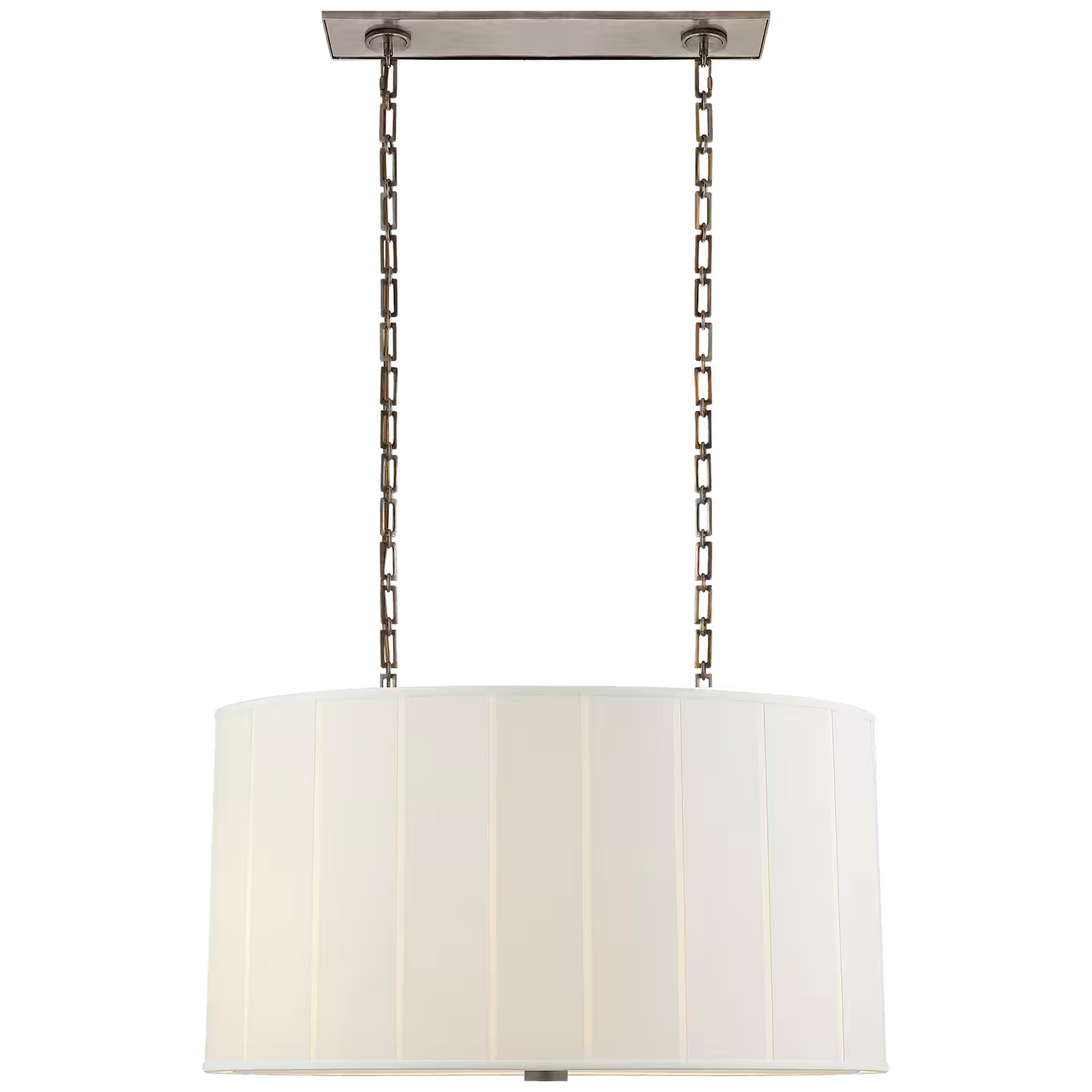 Perfect Pleat Oval Hanging Shade