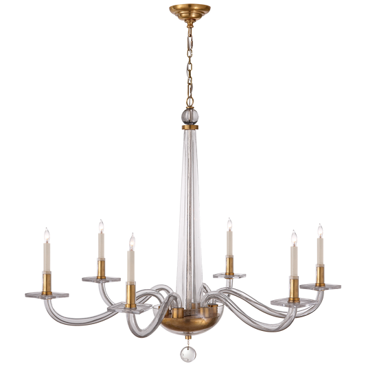 Bernardo Chandelier with Clear Glass