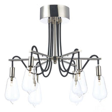 Dar Scroll 6-Light Semi-Flush Ceiling Light