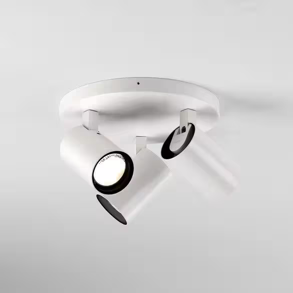 Aqua Triple Round LED Ceiling Spotlight