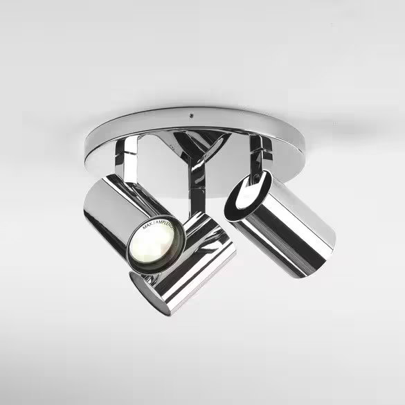 Aqua Triple Round LED Ceiling Spotlight