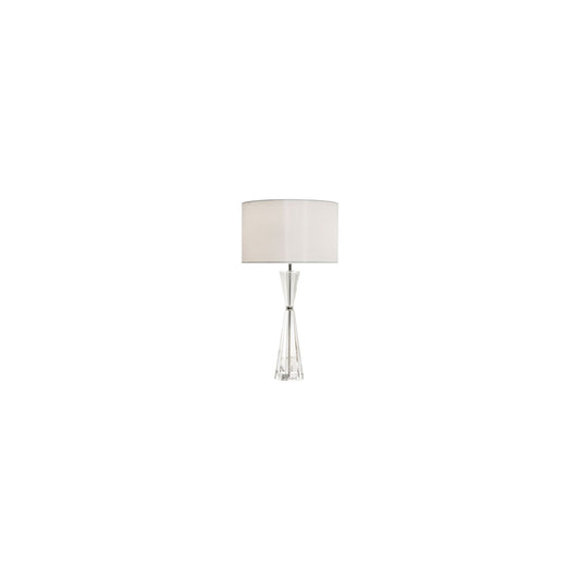 Risha 2-Light Table Lamp Crystal & Polished Nickel