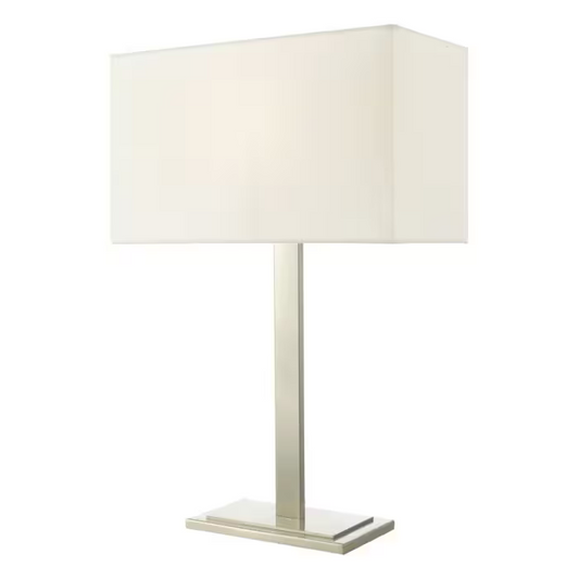 Tegal Table Lamp Satin Nickel