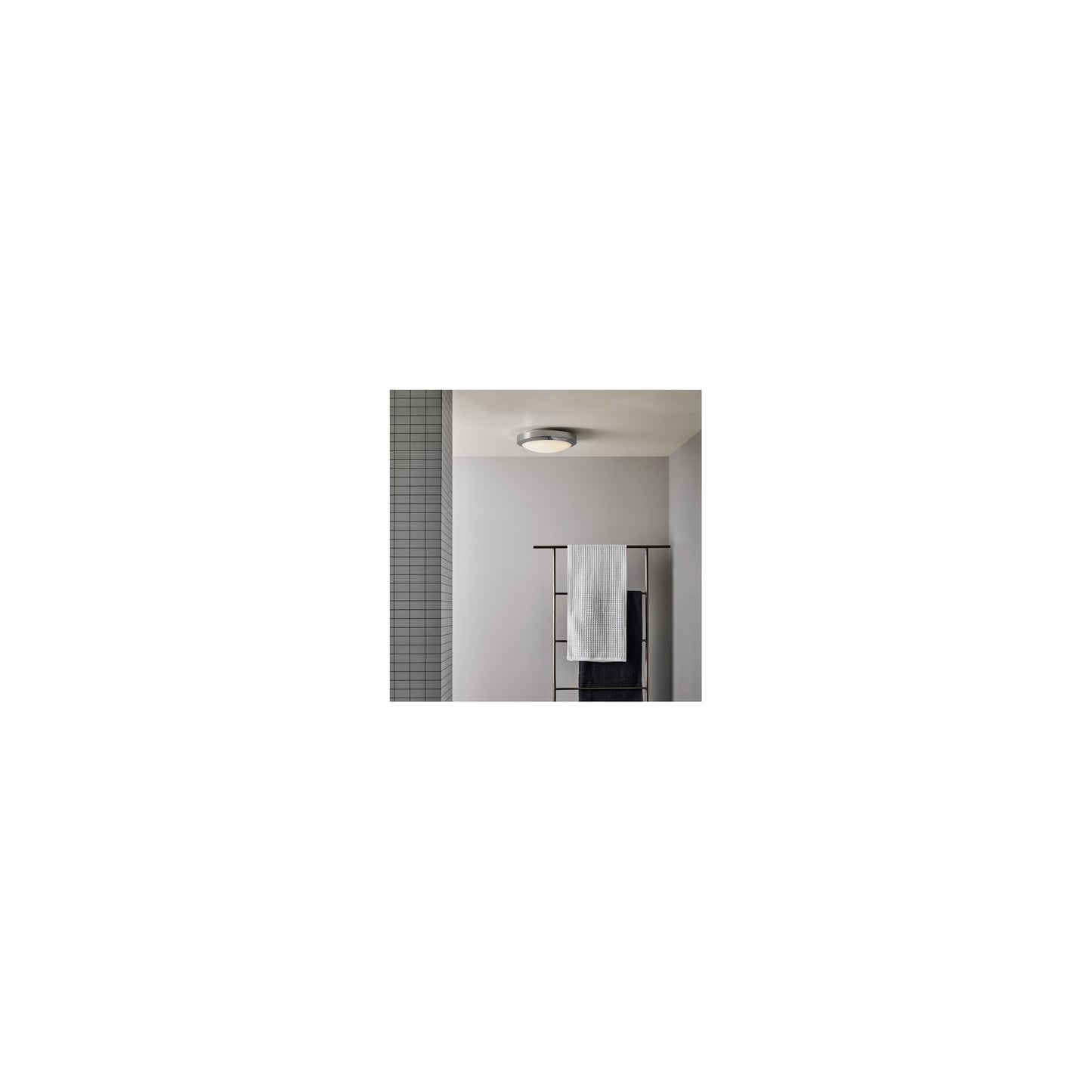 Dakota 300 Ceiling Light with Opal Glass Cover