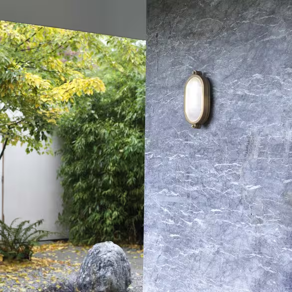 Malibu Coastal Oval Exterior Wall Light