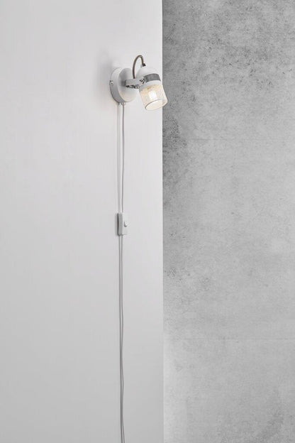 Agnes Wall Spotlight White