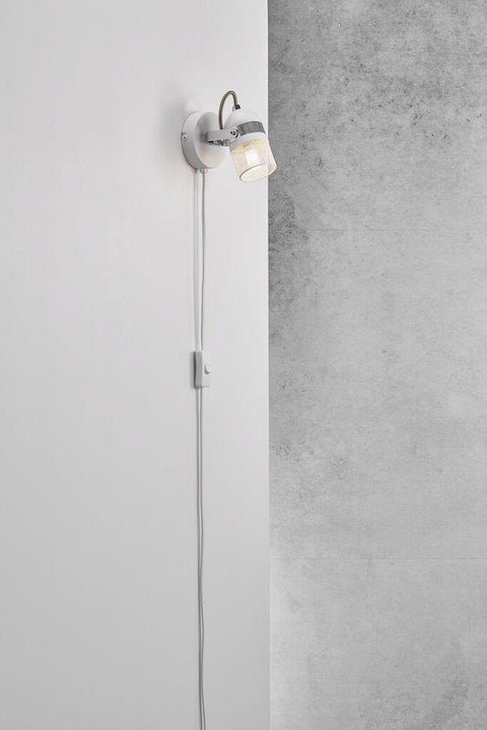 Agnes Wall Spotlight White