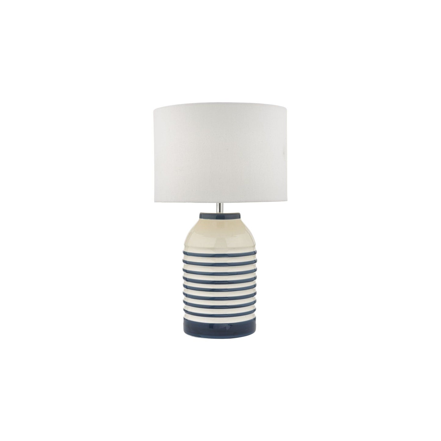 Zabe Table Lamp White & Blue