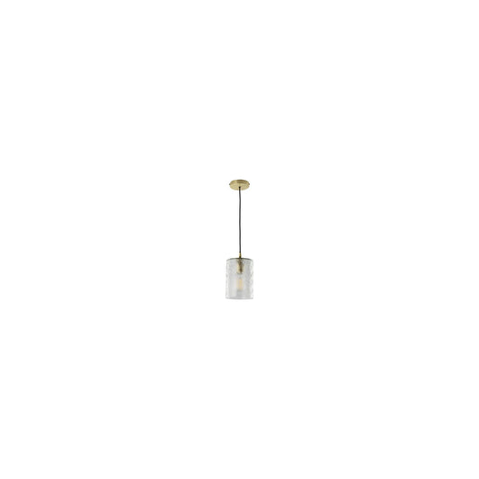 Zecchino Blown Glass Pendant Brass