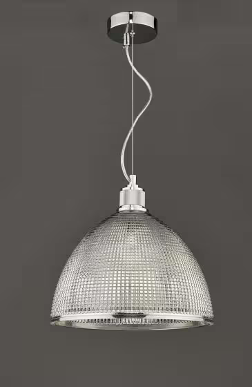 Cytheria 1-Light Clear Glass Pendant