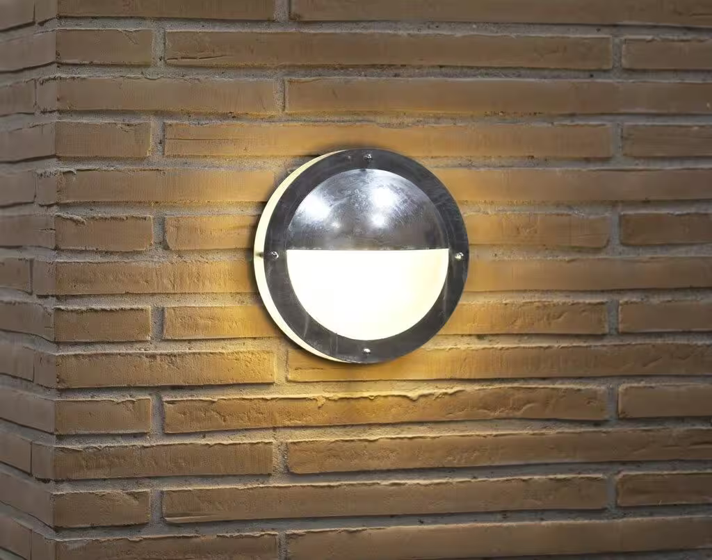 Malte Outdoor Wall Light Galvanized