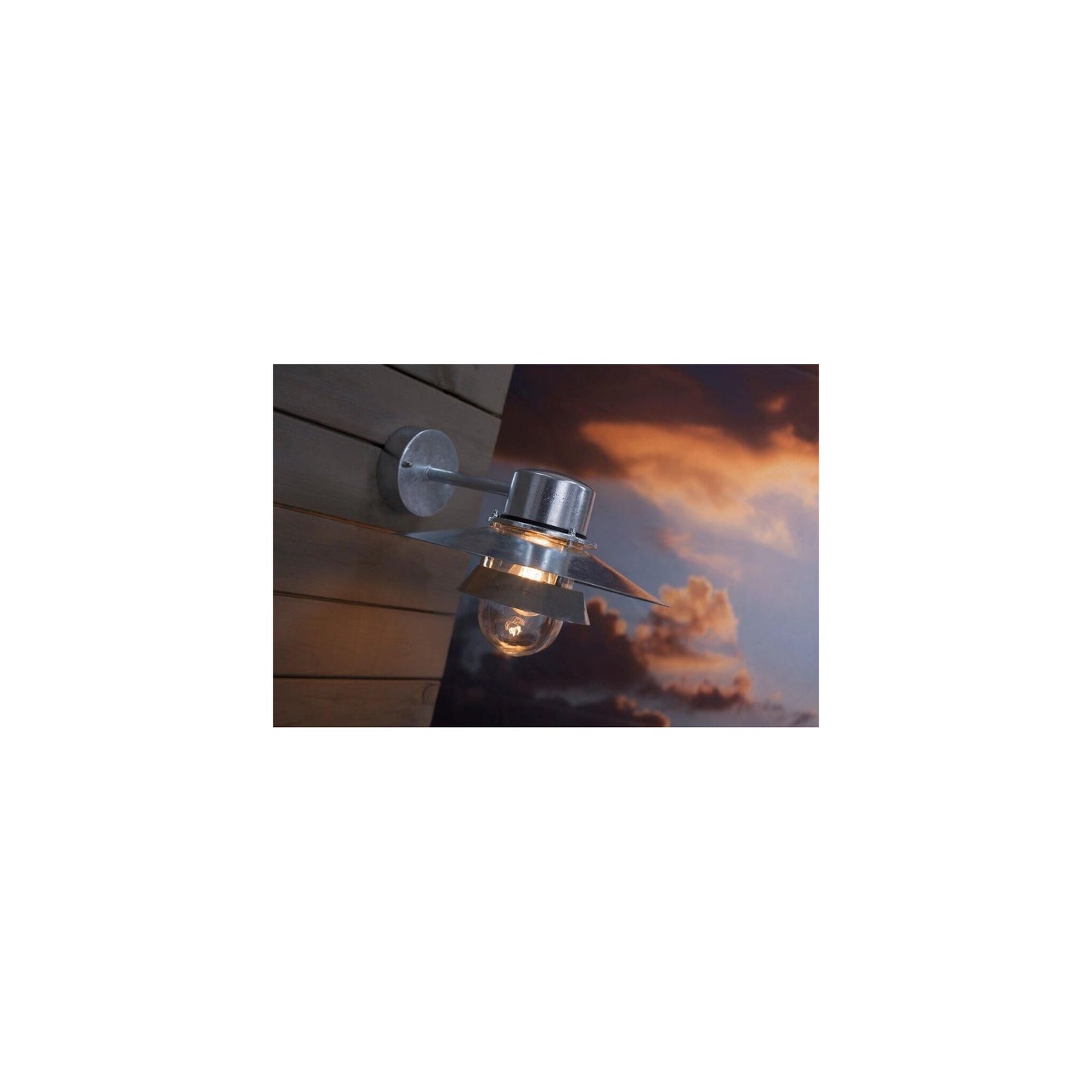 Virum Outdoor Wall Light Galvanized