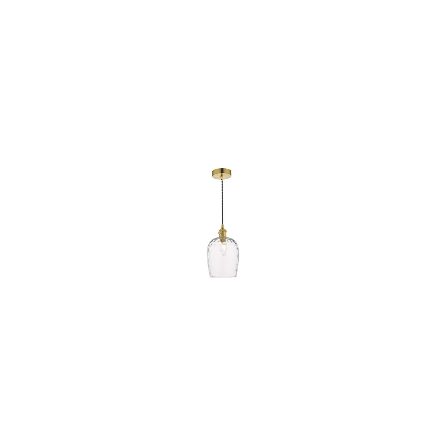 Hadano 1-Light Pendant Dimpled Glass