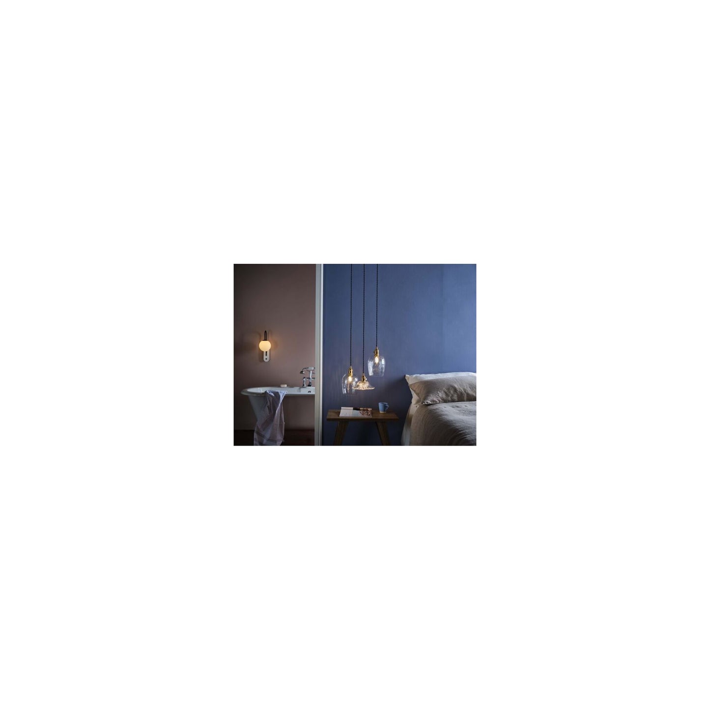 Hadano 1-Light Pendant Flared Glass
