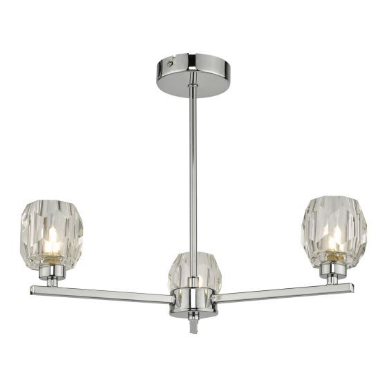 Idina 3-Light Semi Flush