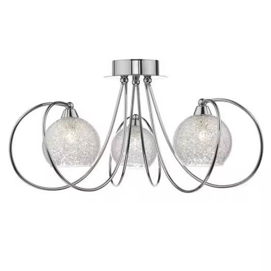 Rafferty 3-Light Semi Flush