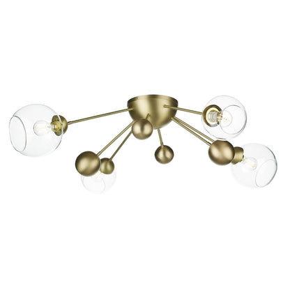 David Hunt Lighting Cosmos Flush Ceiling Light
