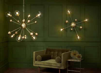 David Hunt Lighting Cosmos Flush Ceiling Light
