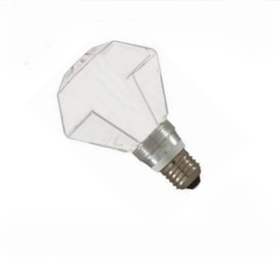 Aromas Faceted Globe Bulb