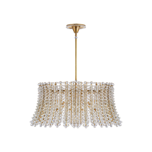Serafina Large Drum Pendant with Crystal