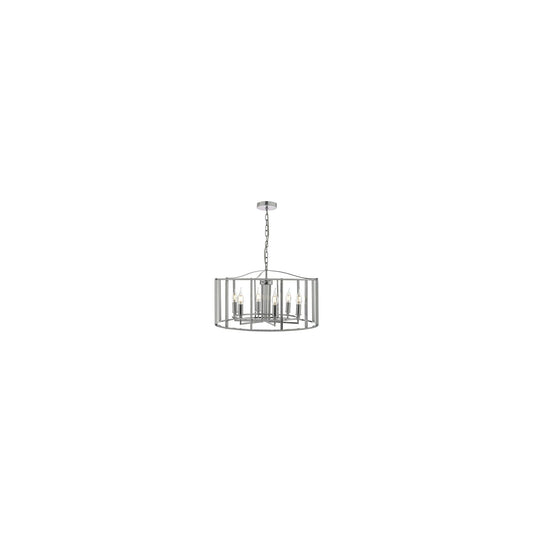 Myka 6-Light Pendant Polished Chrome