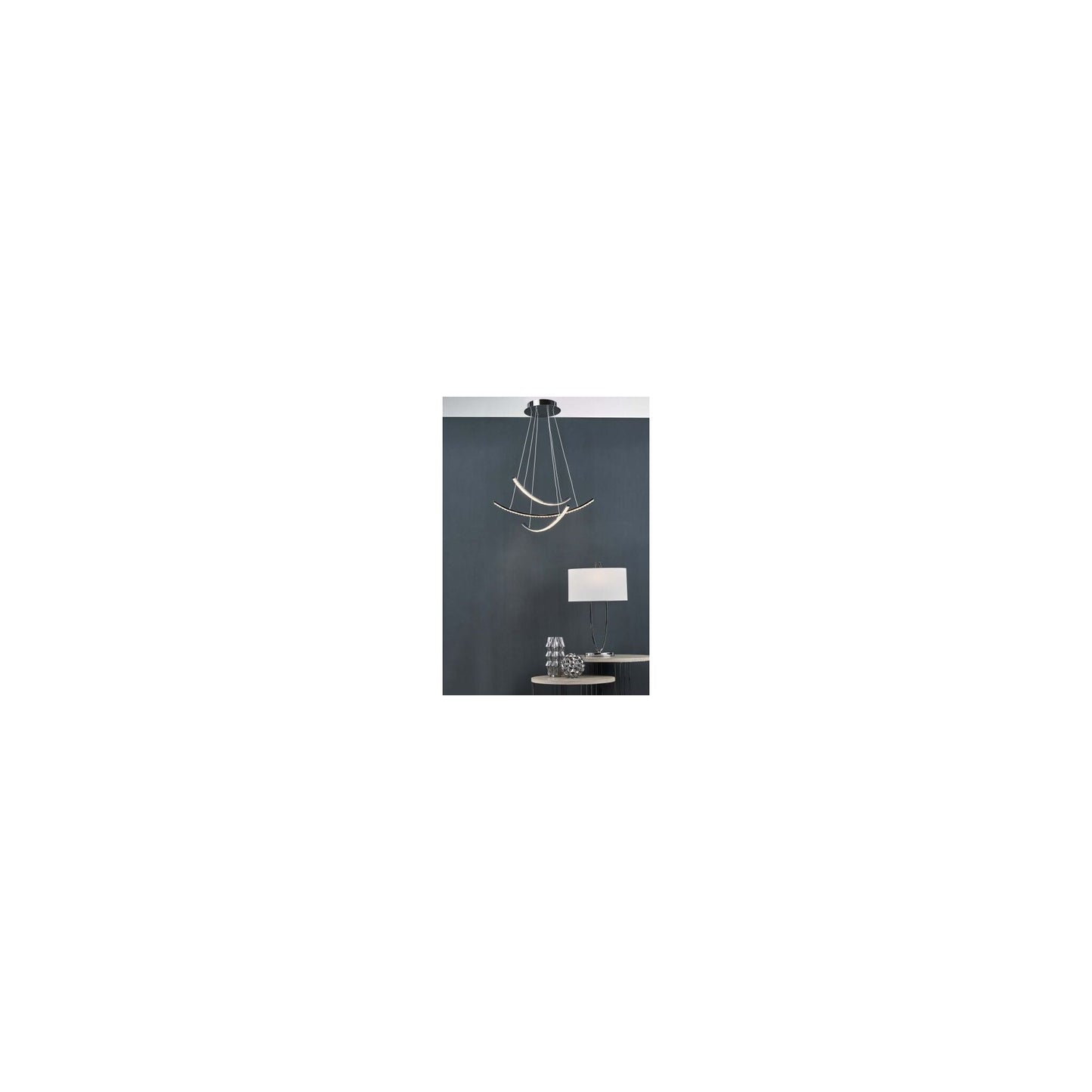 Utara Table Lamp Polished Chrome