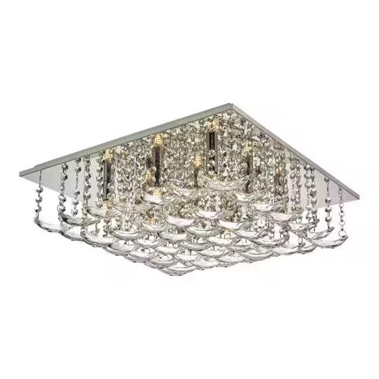 Orella 9-Light Crystal Flush