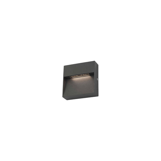 Yukon Outdoor LED Wall Light Eyelid Anthracite