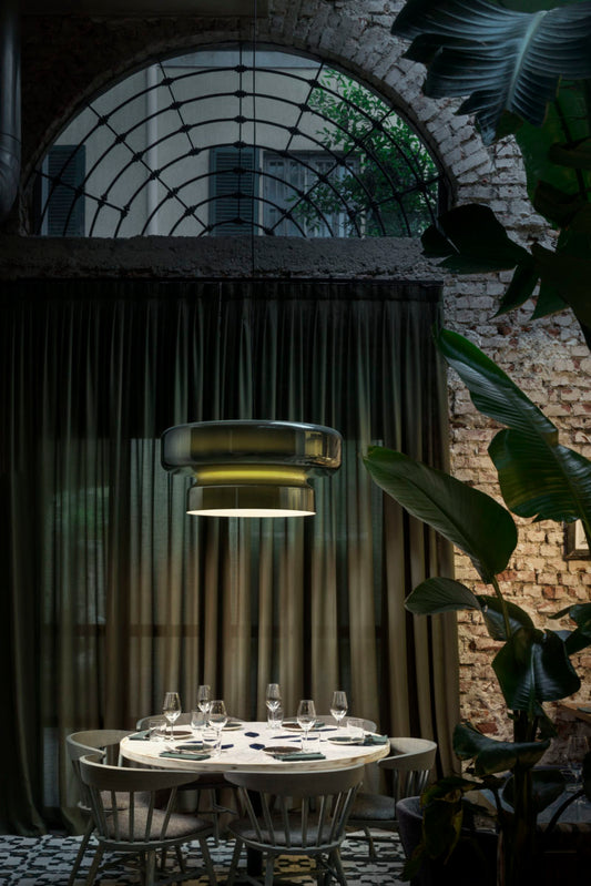 Bohemia 84 E27 Glass Pendant